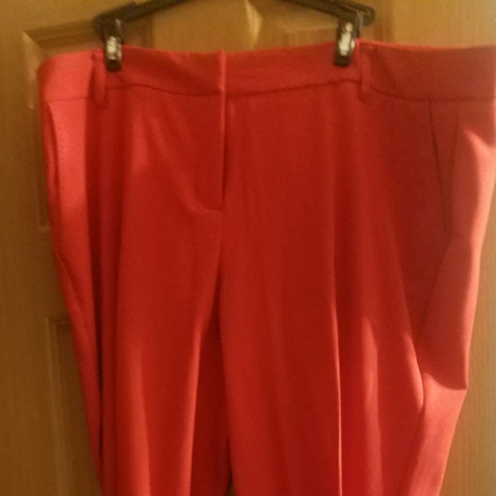 Red dress pants